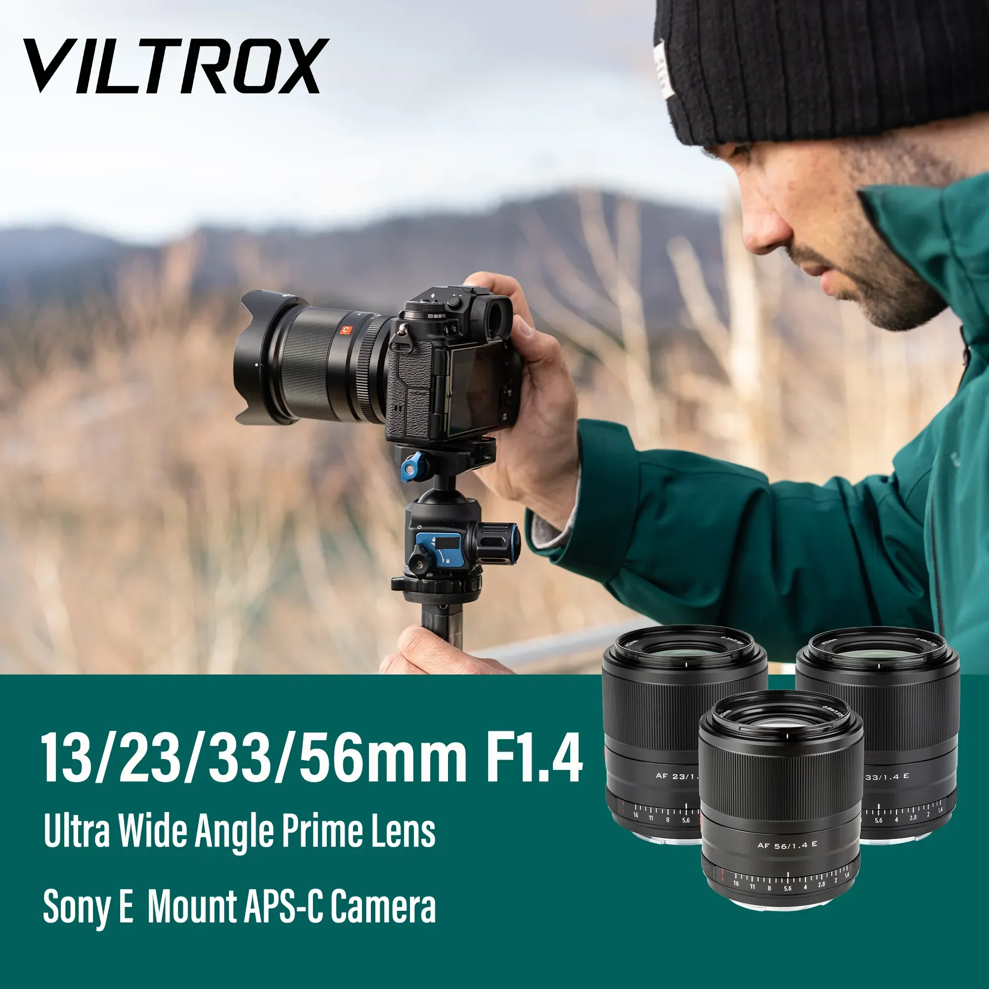 

VILTROX 13mm 23mm 33mm 56mm F1.4 Sony E Lens Auto Focus Prime Large Aperture Lens For Sony Camera A6500 A6400 A6600 ZV-E10 FX30