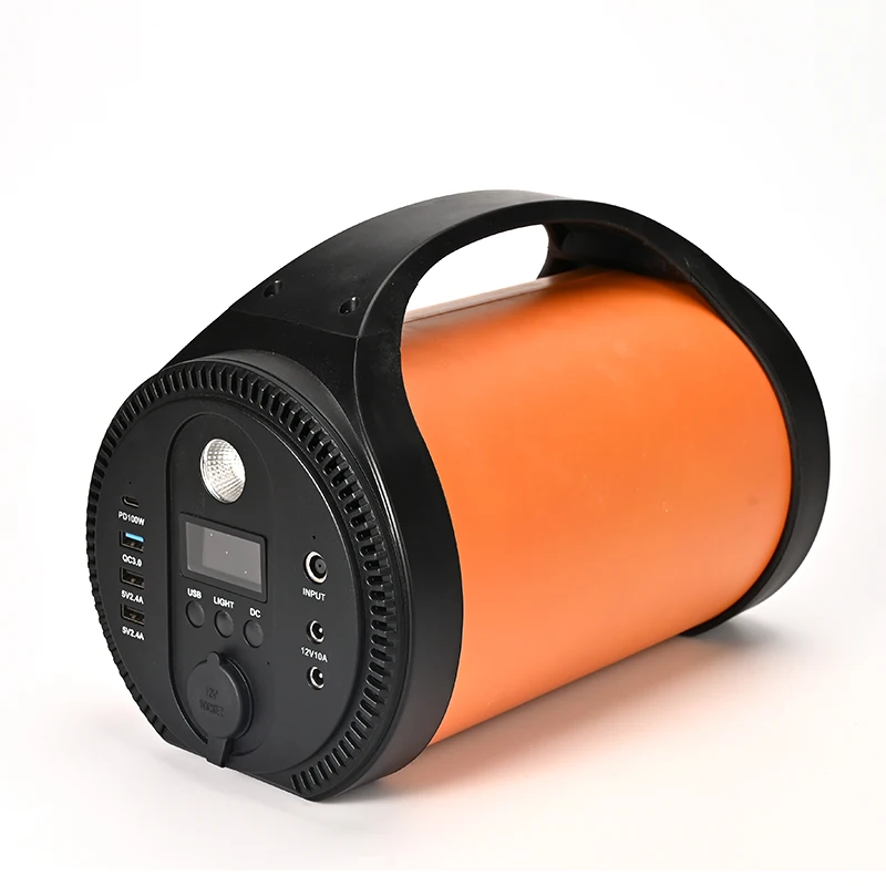 Przenośna stacja zasilania 500W z akumulatorem LiFePO4, 432Wh, podwójna żywotność, przenośna stacja zasilania 120000mAh, bateria kempingowa 220V