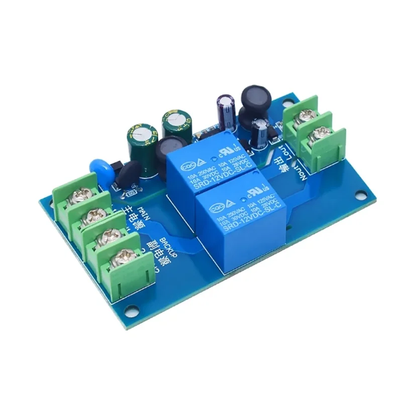 YX-Q01 220V Two-Way Power Automatic Switcher 10A 2 Power Supply 2 In 1 Out Power Failure Conversion Switch Board Module