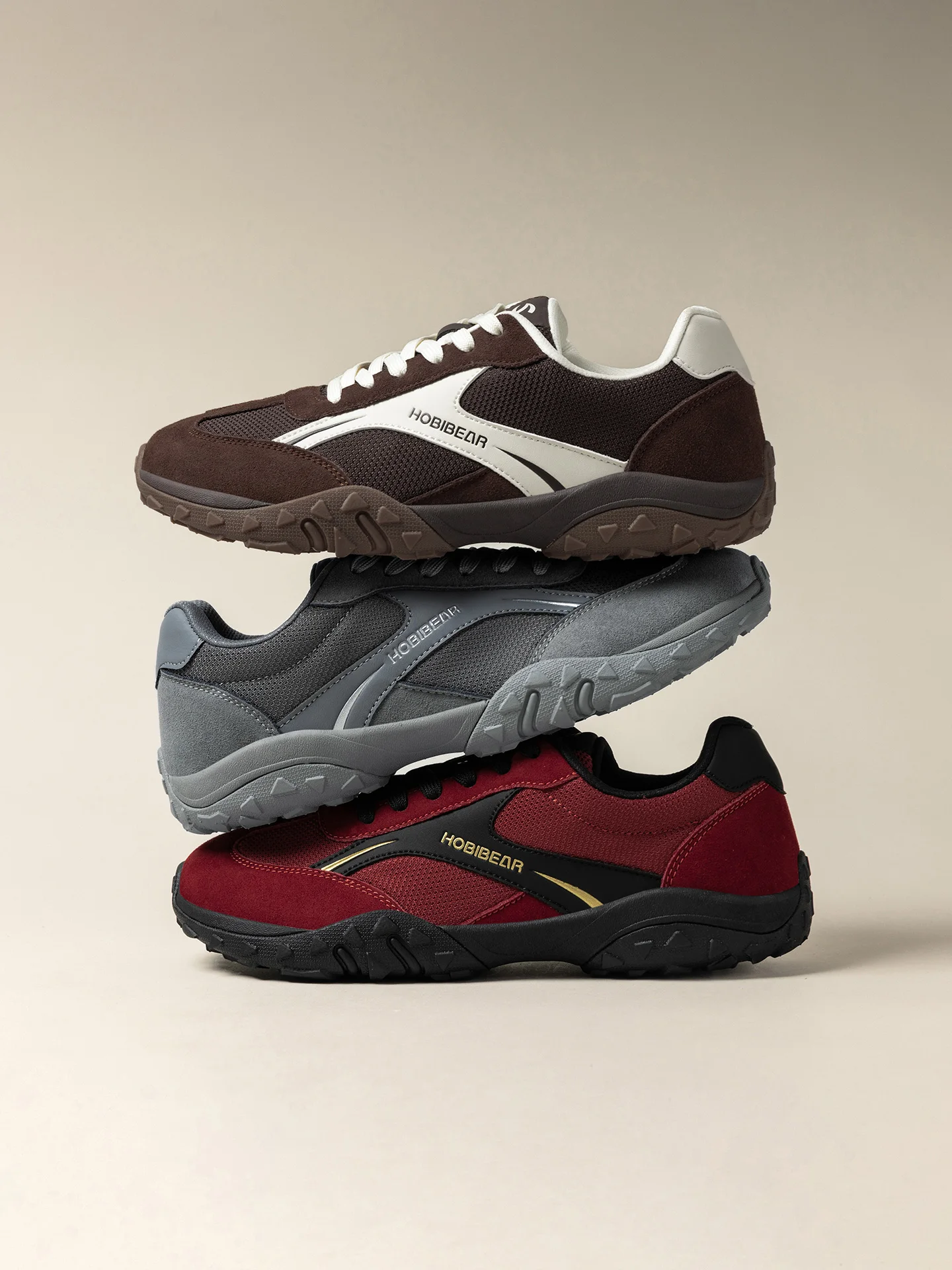 HOBIBEAR Wander-Sneaker mit breiter Passform, Unisex, für Outdoor-Reisen, Trailrunning, klassische Retro-Anti-Rutsch-Wanderschuhe – Detail 11