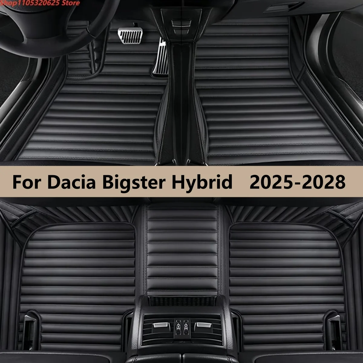 

SUV Car Floor Mats Fit For Dacia Bigster Hybrid 2025 2026 2027 2028 Automotive Leather Foot Carpets Pads Full Set Vehicle Matts