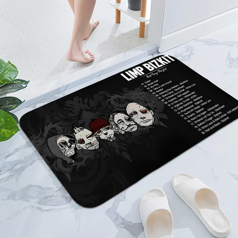 

Washable Non-slip Kitchen Rug A-Limp Bizkis Aesthetic Bath Mat Entrance of House Entrance Mat Bathmat Room Carpets Funny Doormat