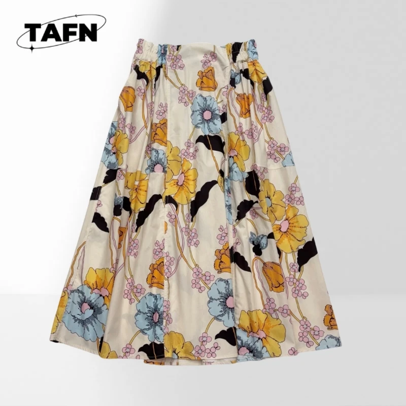 Ladies Elegant Skirt High Waist Midi Length Skirt for Everyday Style Ladies Classic Midi Skirt Solid Color Casual Skirt BC1649
