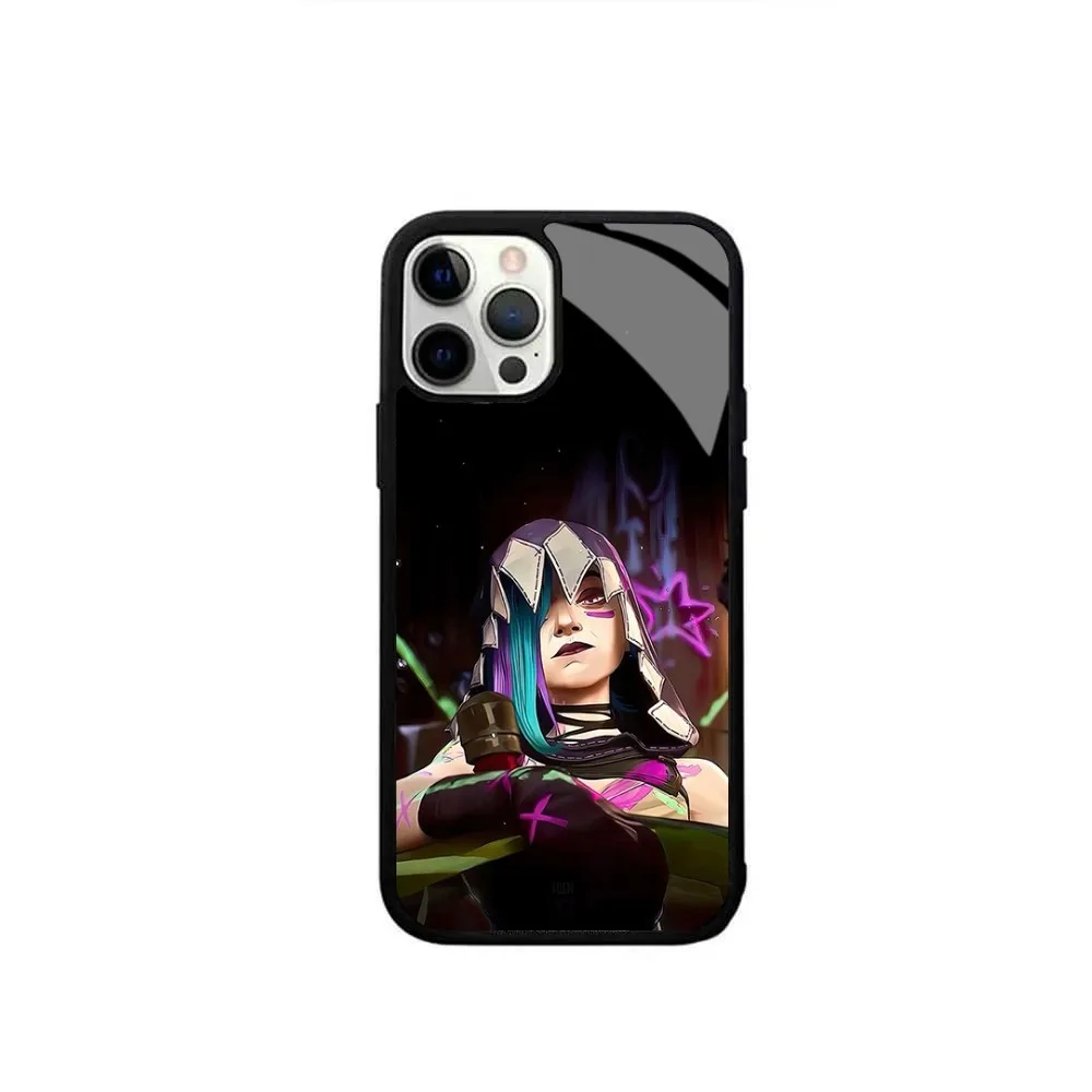 J-JINX Arcane L-LOL Phone Case Magsafe Wireless Charging Cases For IPhone 16 15 13 12 11 14 Pro Max Mini 8 Plus XS X XR