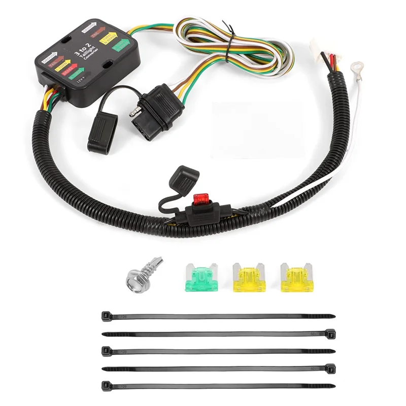 

Trailer Hitch Wiring Harness Kit 4-Pin Connector For Mazda CX-70 CX-90- Wiring Harness 56494