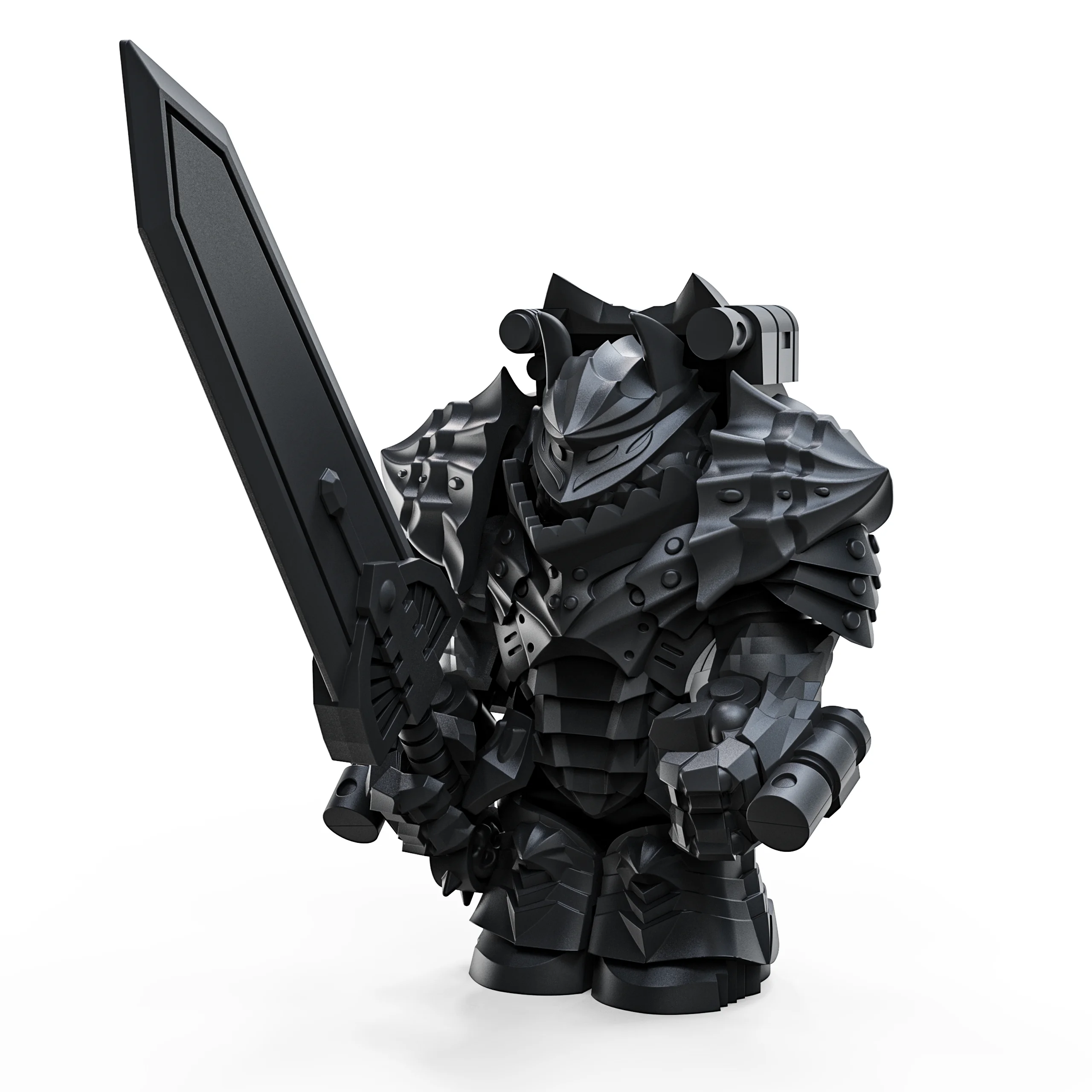 Medieval Table Round Knights Building Block Compatible Berserk Guts Puzzle Figurines Assembly Toy Collectible