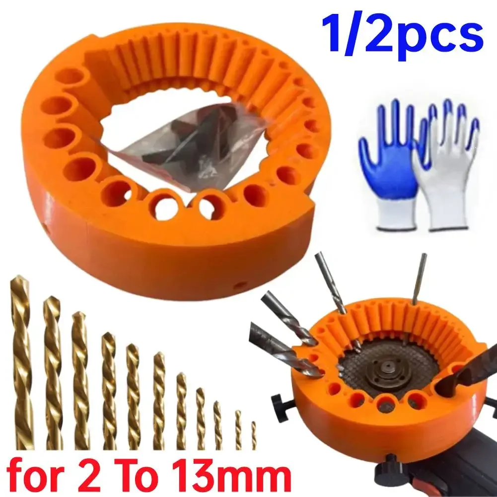 

Electric 2-16mm Twist Drill Bit Sharpener Grinding Tools Polishing Replacement Blades Sharpener Universal Blade Angle Grinder