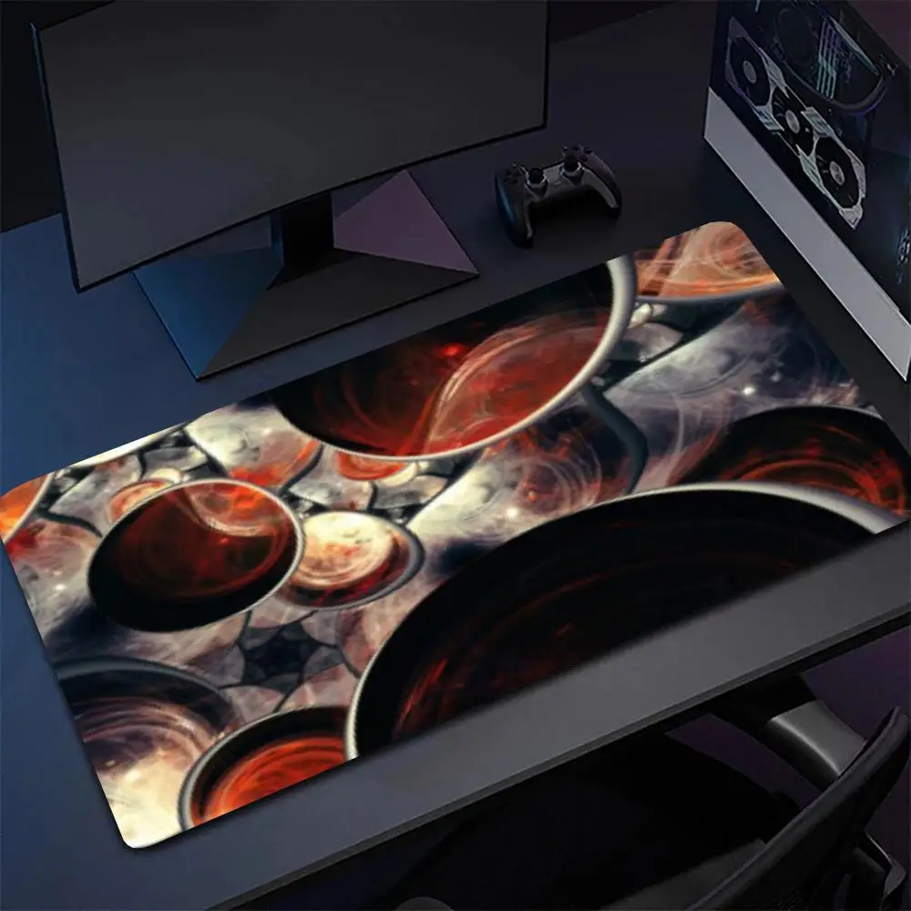 Large Size Playmat Huge Ring Planet Deep Space Cosmic Scene Mousepad For Home Laptop Gaming Table Mat