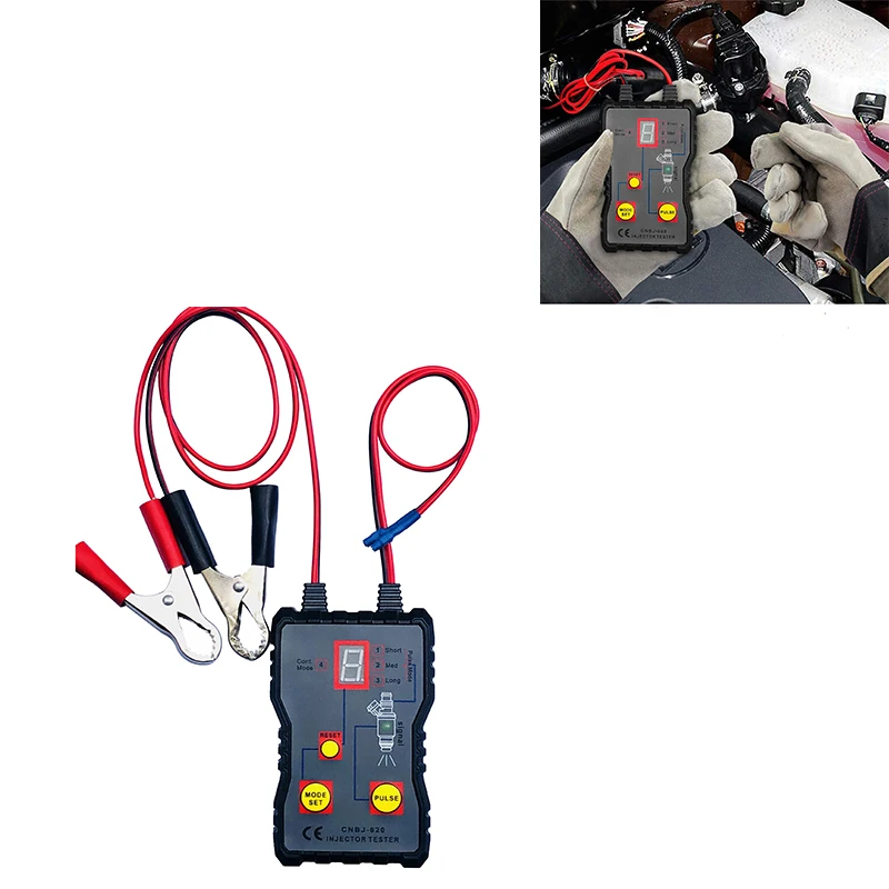 

Car Fuel Injector Tester Injector Flush Cleaner Automotive Cleaning Tool Kit Fuel System Scan Tool Maintenance Tools