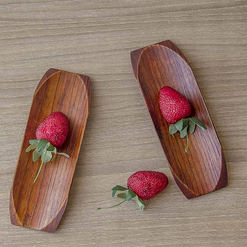 for Creative Solid Wood Towel Dish Personality Dish Towel Pad Household Wipes Dish Towel Plates Sushi Platters Wood Mate