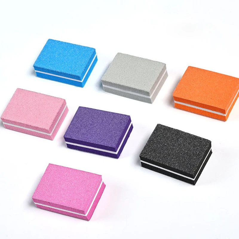 50/40/10Pcs 미니 버핑 샌딩 파일 블록 네일 매니큐어 케어 네일 아트 버퍼 폴리시 전문 페디큐어 네일 파일 도구
