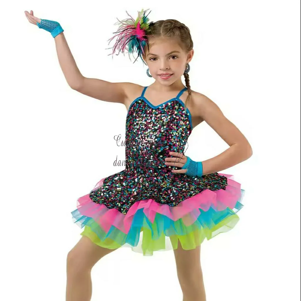 

New dance costume professional jazz dance dress performance dress Lodysuit Latin dress