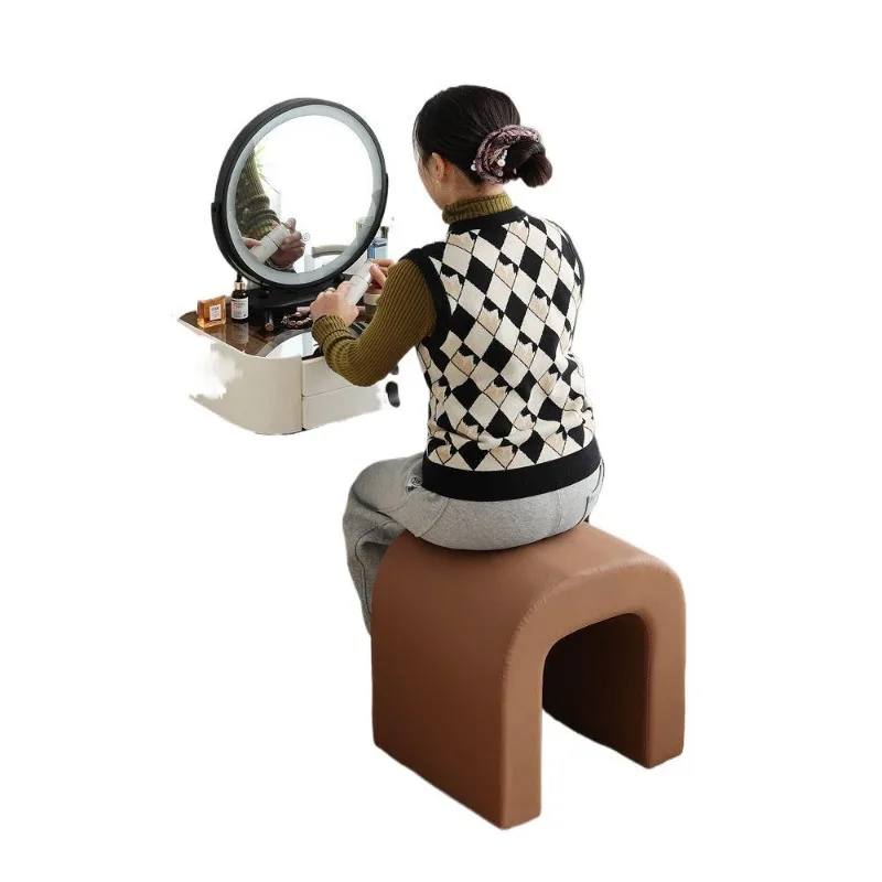 

Makeup stool bedroom living room advanced dressing manicure modern simple sofa shoe change