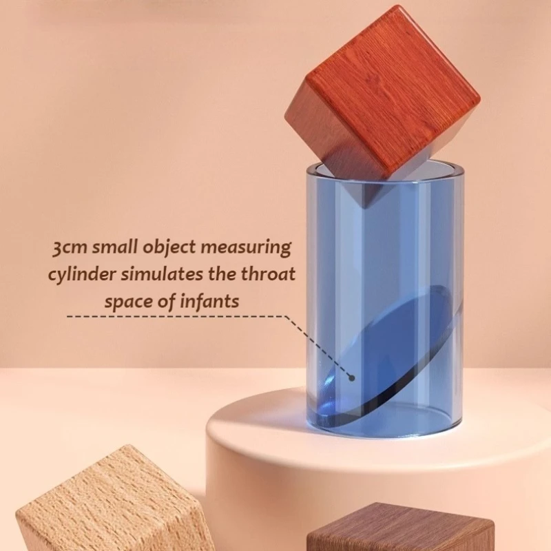 اللبنات الخشبية الصلبة ألعاب أطفال اللبنات برميل معبأة منشئ السلامة الملونة كتلة التراص لعبة البناء