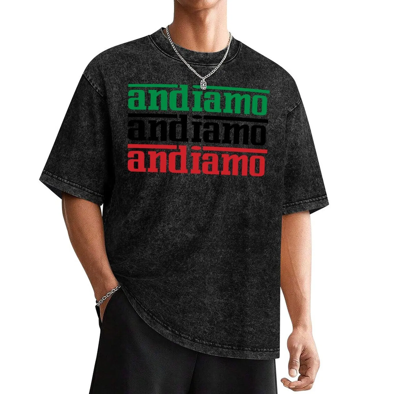 

Andiamo - Let's Go - Italy - Italian Words T-Shirt for a boy custom t shirt blanks anime tshirt fruit of the loom mens t shirts