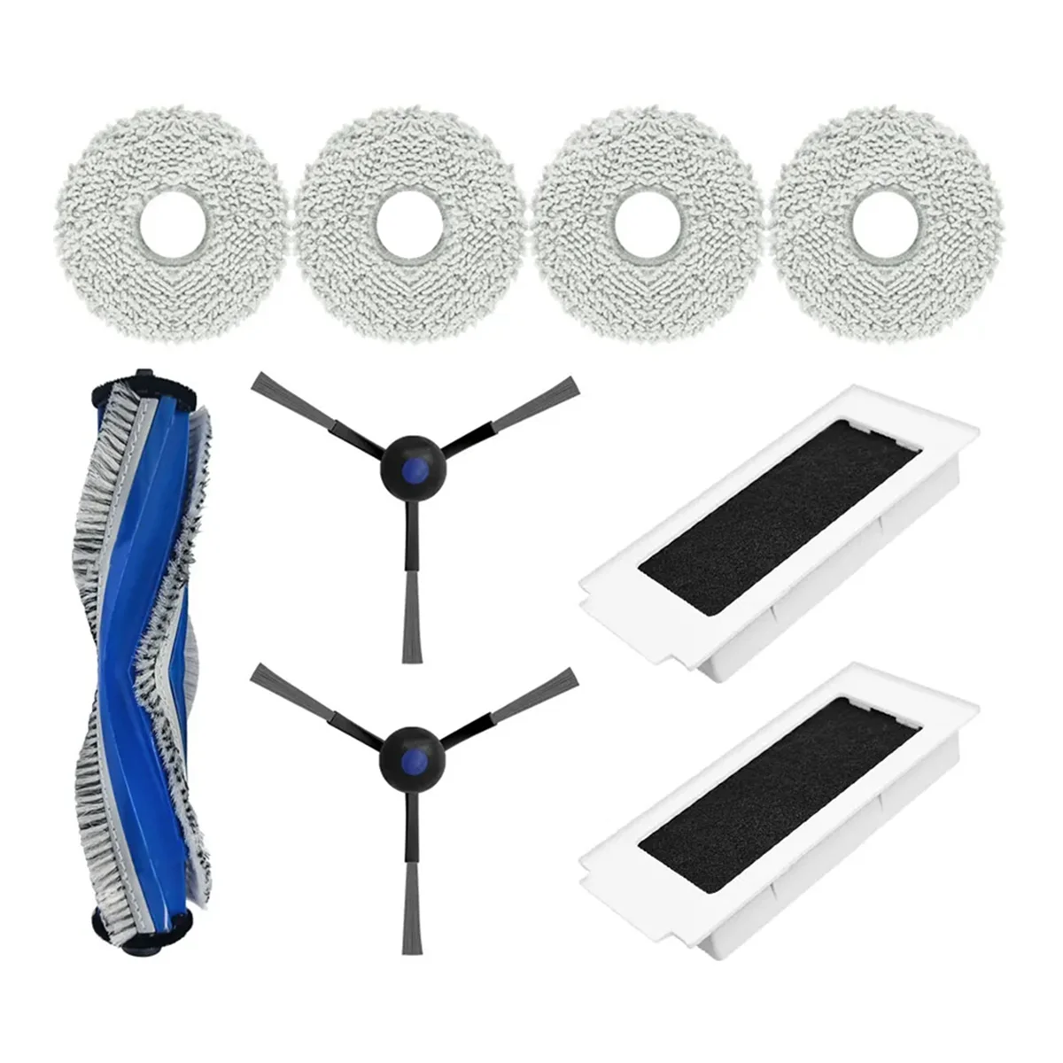 2025 · ل ECOVACS DEBOT T30S كومبو استبدال أجزاء الملحقات الرئيسية الجانب فرشاة فلتر Hepa ممسحة القماش