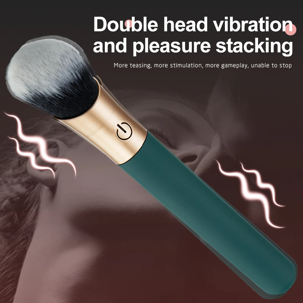 

Makeup Brush G Spot Vibrator Powerful Bullet Vibrating Nipple Vagina Stimulator Wireless AV Magic Wand Dildo Massager Sex Toys