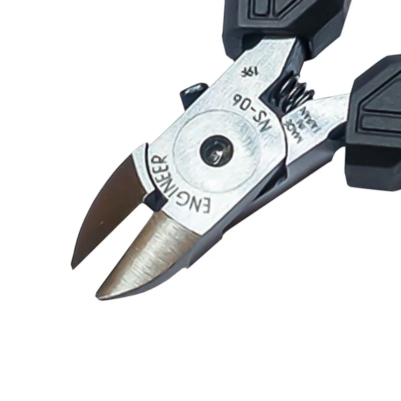 Japanese Original ENGINEER NS-06 Precision Micro Nippers High Carbon Steel Blades Side Cutters Jewelry Craft Work Pliers