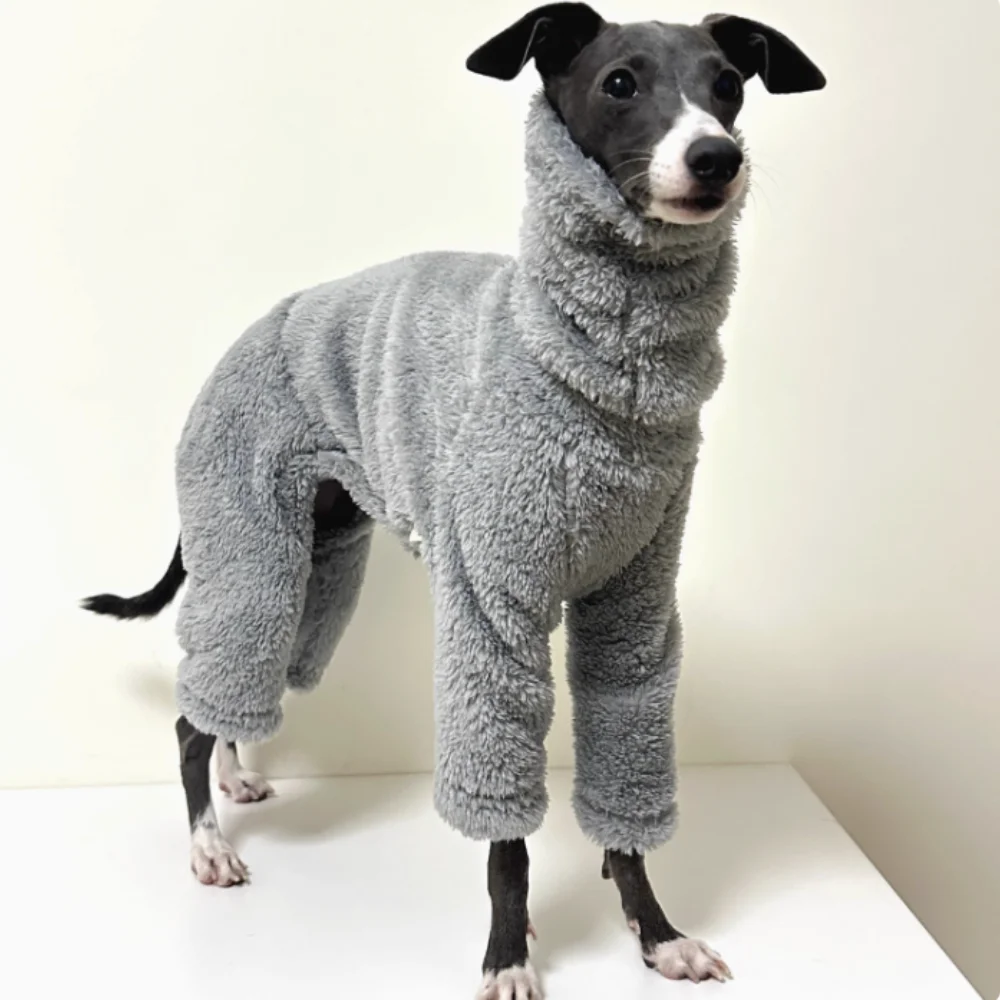 

Winter double-sided fleece warm four-legged fabric soft elastic size greyhound Whippet Belington Terrier clothes