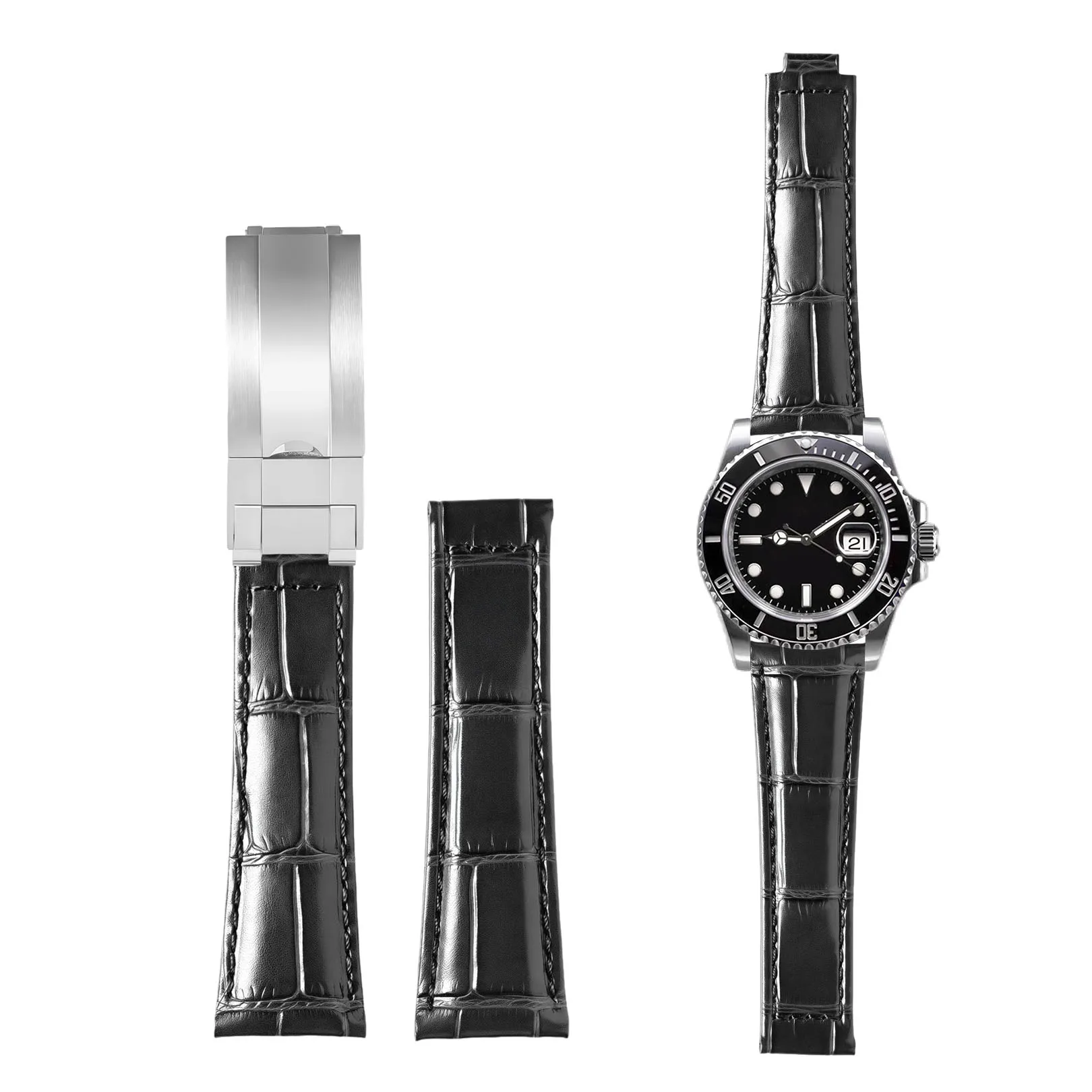 20Mm Leather Watch … - image