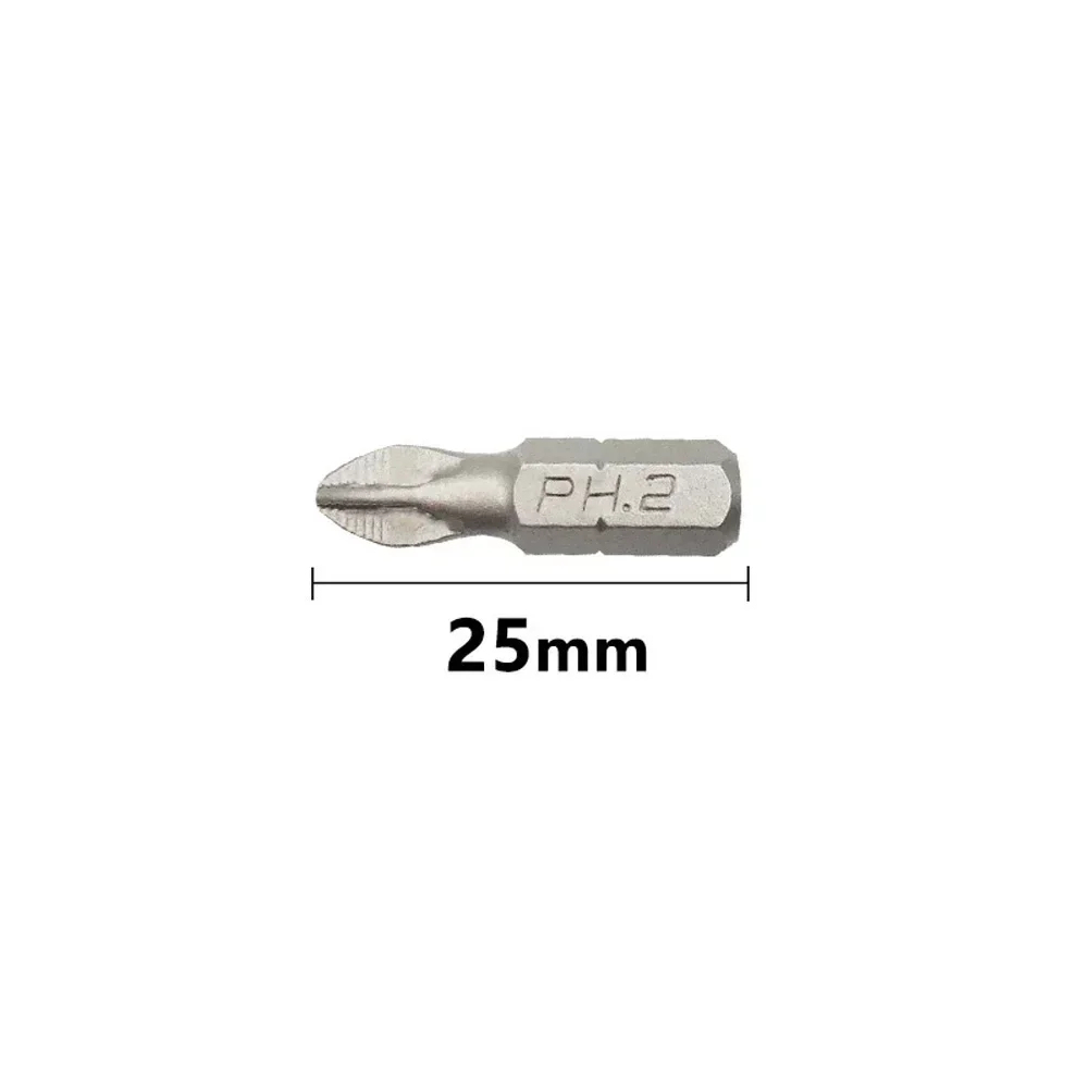 1PCS 25-150mm Magnetic Electric Drill Non-Slip Screwdriver Bit Head PH2 Cross Hand Tool Electric Screwdriver Part Screw The Nut