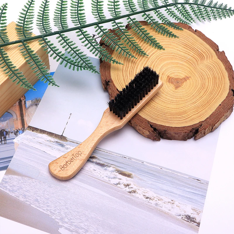 Peine de peinado para hombres, cepillo de pelo para Barba, masaje facial, peine de afeitado, antinudos cepillo de bigote, peines de madera