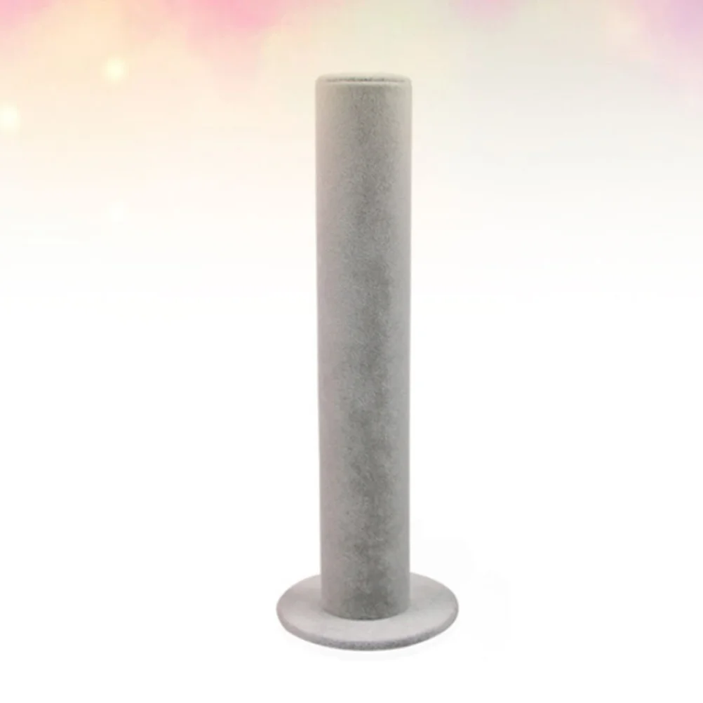 

Elegant Grey Bracelet Display Rack Jewelry Stand Microfiber Protection Creative Storage Solution Bracelet Display Rack