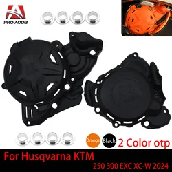 For KTM GASGAS EC250 EC300 EX250 EX300 MC250 MC300 250 300 EC EX MC 2024 Motorcycle Clutch Cover Ignition Protector Guard