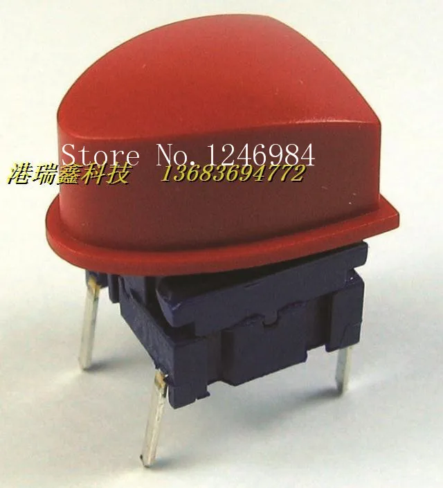 [SA]Denmark MEC switch button 10 * 10 red reset button switch micro switch 3FTL6 + 1V 08--50pcs/lot