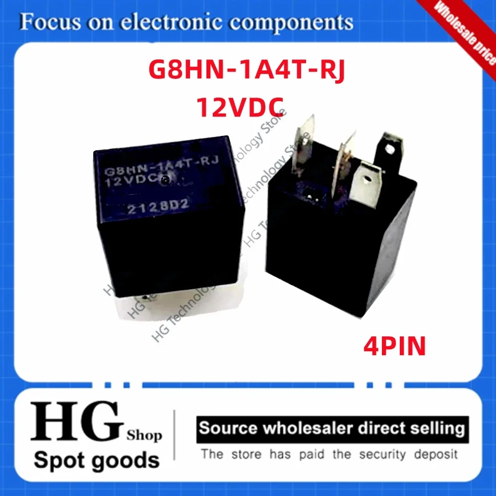 1-5PCS/Lot Original G8HN-1A4T-RJ 12VDC 4PIN G8HN-1A4T-RJ 12V 4-pin relay For automobile motorcycle scooter