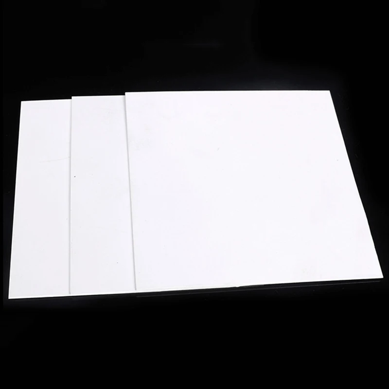 2-20PCS PVC Sheet Plastic Plate Cutting Board White Black Model Pad Thick 0.2/0.3/0.4/0.5/0.8/1mm Customized