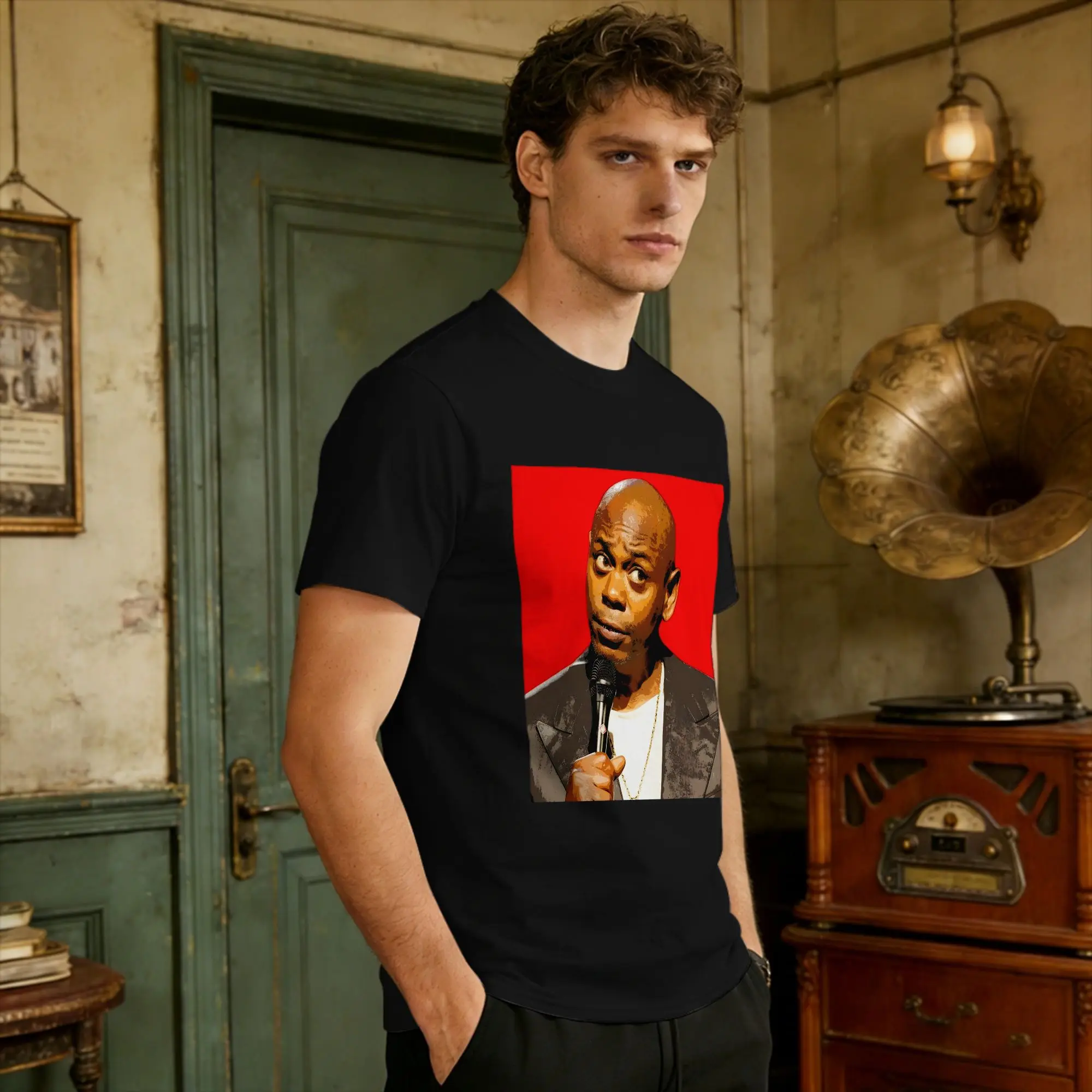 Dave Chappelle T-Shirt Summer  Harajuku T-Shirts Cotton O Neck Plus Size Top Tees Short Sleeve Street Style Tops