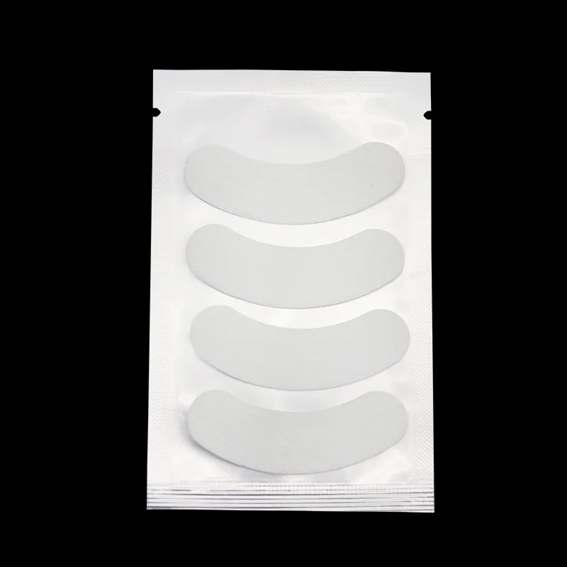 100 Pairs Hydrogel Eye Patches Crescent Shape Nonwoven Elastic Fabric Moisturizing Eye Masks