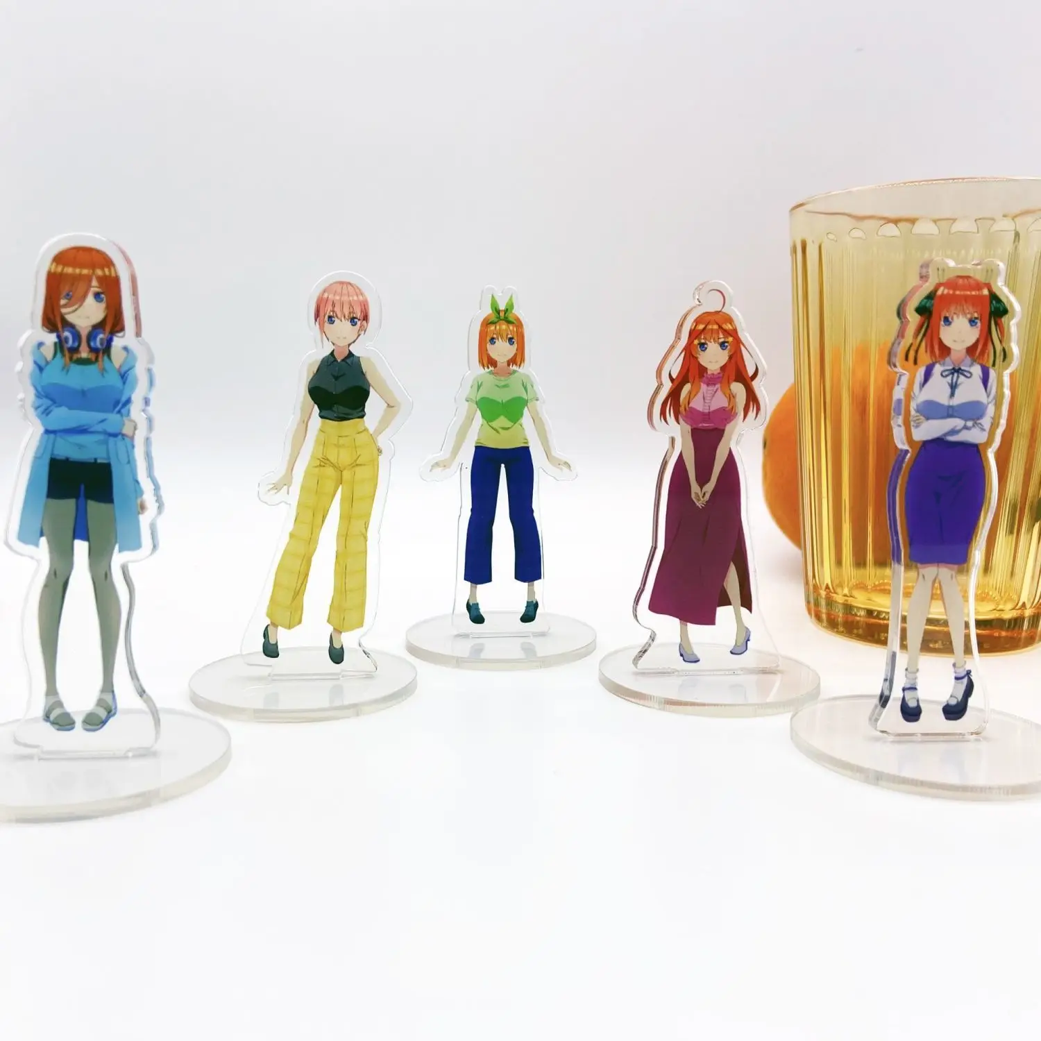 The Quintessential Quintuplets Nakano Itsuki Cosplay Anime Cute Acrylic Stand Model  Desktop Display Room Ornament Gift Girl