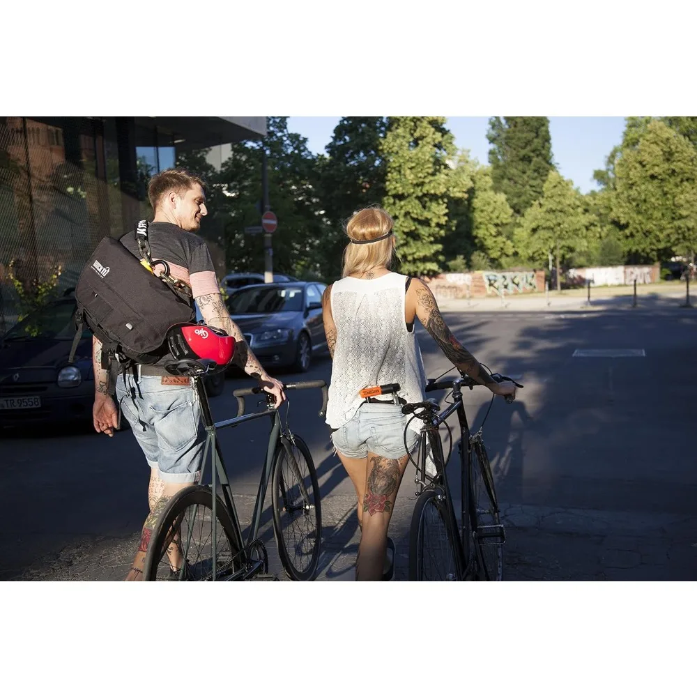 قفل سلسلة دراجة نارية شديد التحمل بطول 2.5 قدم مع حماية ضد السرقة من الذهب الآمن