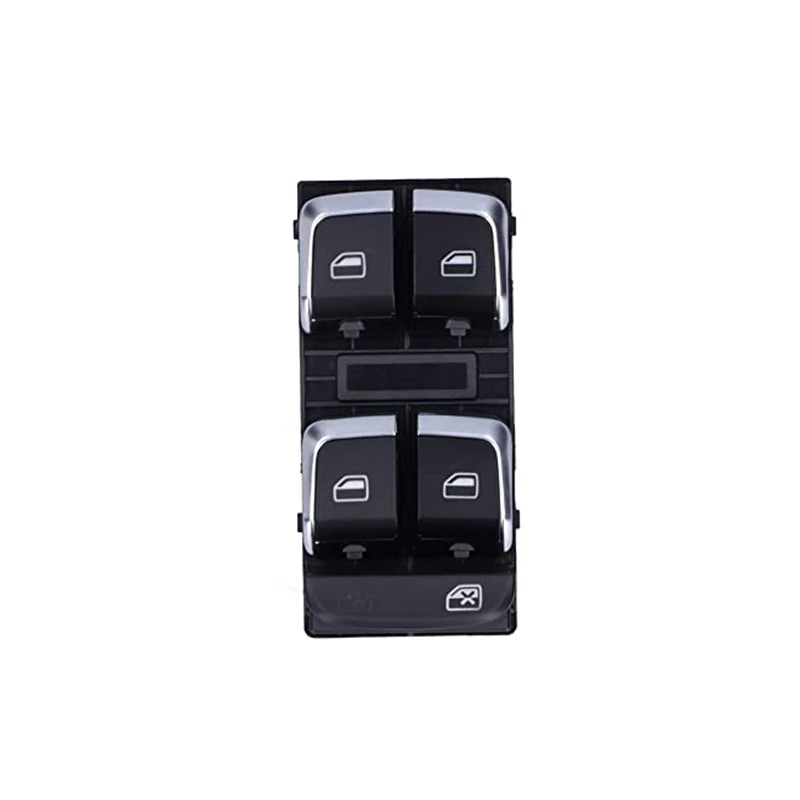 For AUDI A4 S4 Q5 B8 Allroad Chrome Car Master Window Electric Control Switch Button 8KD959855A 8KD959851A 8K0959851F