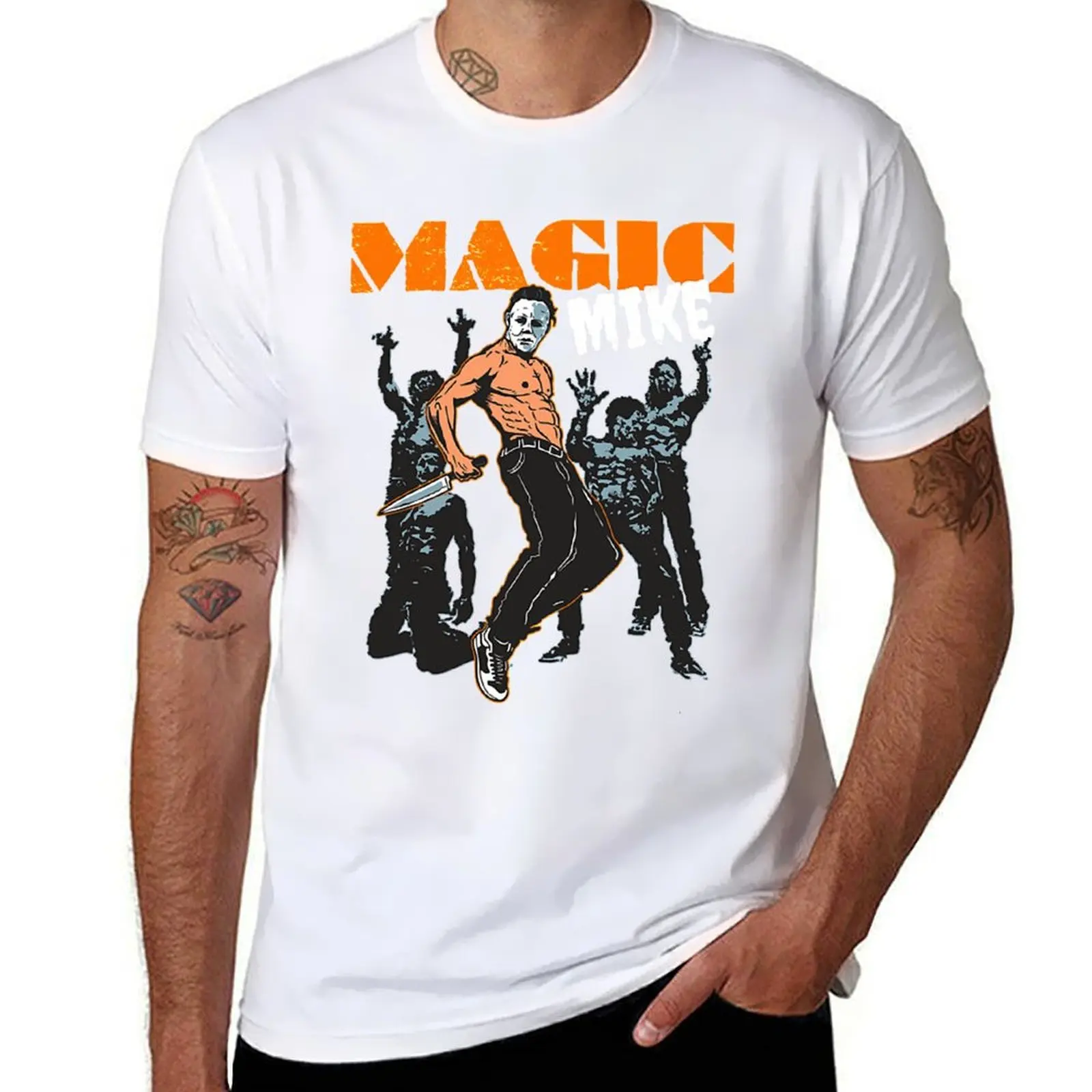 

magic mike T-Shirt cotton t shirts high quality man t shirt heavy cotton T-Shirt