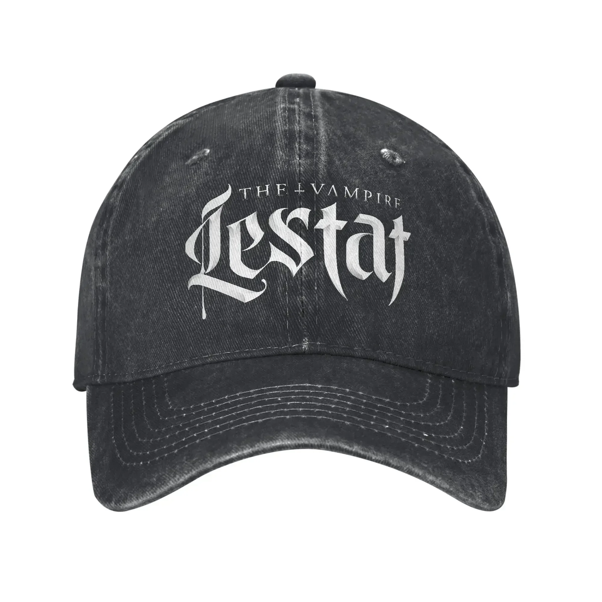 New The Vampire Lestat Sun Baseball Cap text Casual Men Adult Washed Trucker Hat Wholesale Print Outdoor Gym Snapback Cap Gift