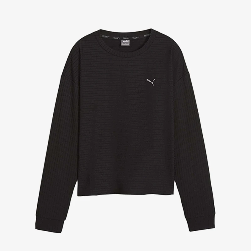 

Puma Authentic UNWIND Womens Knit Round Neck Casual Breathable Long Sleeve 524865-01