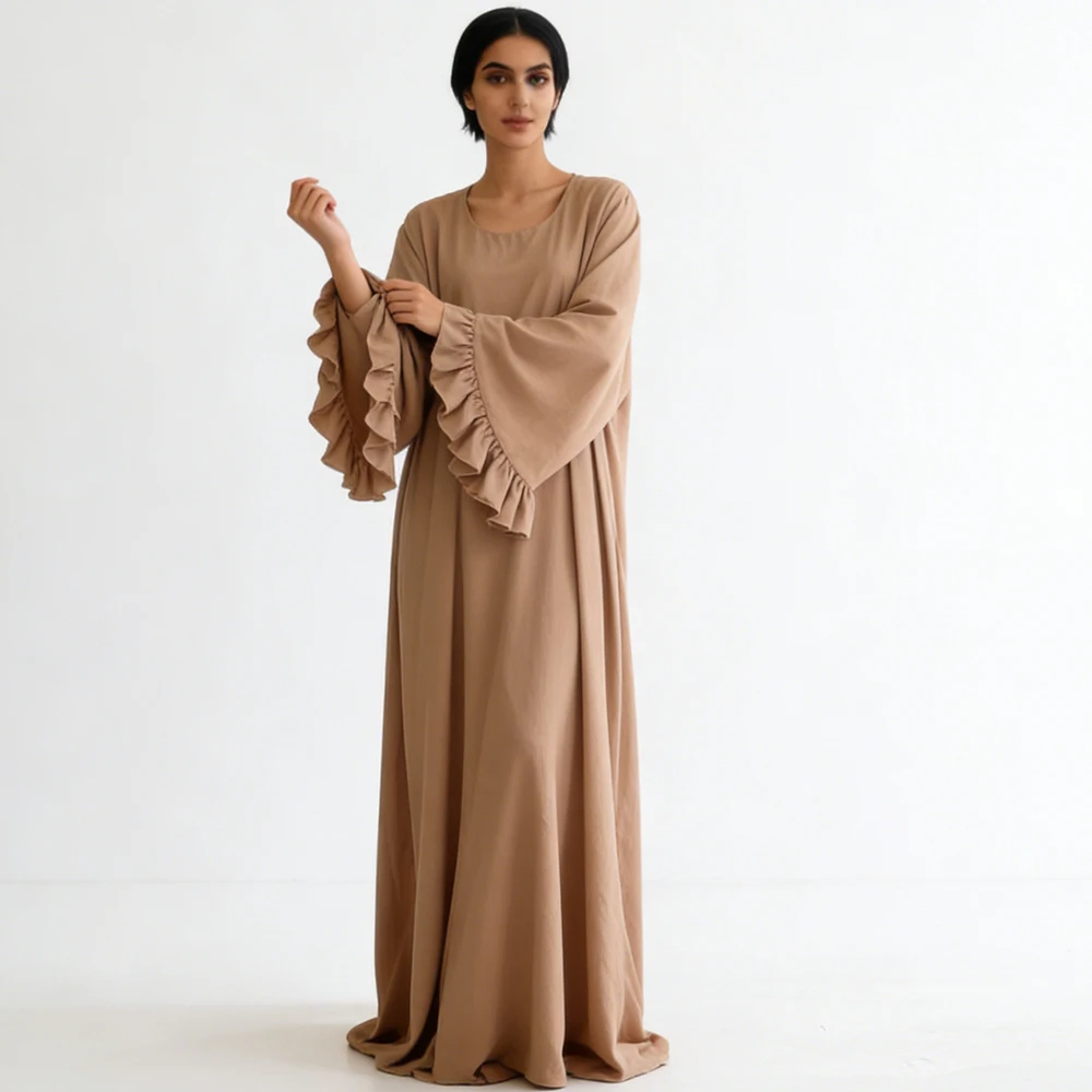 

Eid Abayas Muslim Women Maxi Dress Djellaba Ramadan Islam Clothing Dubai Abaya Turkey Kaftan Caftan Marocain Femme Robe Kebaya