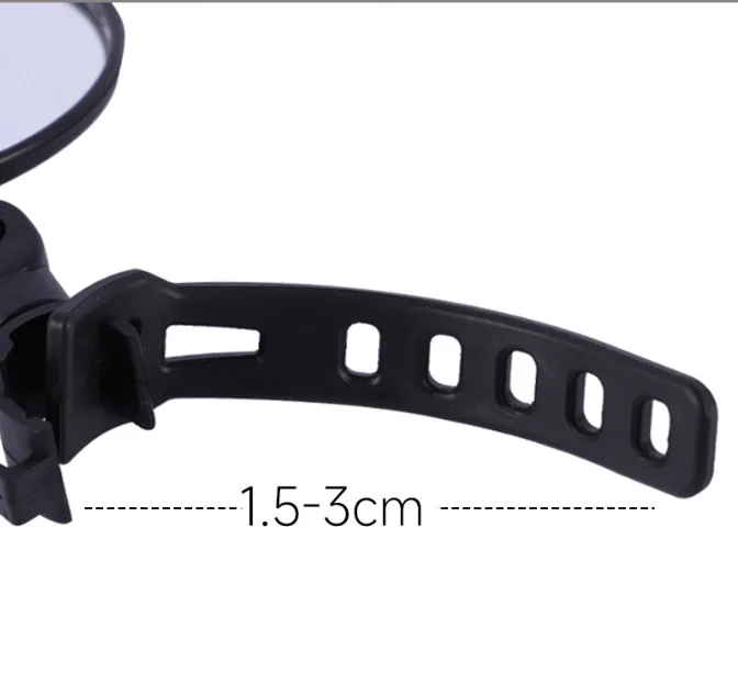 360 Degree Rotatable Cycling Rearview Mirror Large Vision Mountain Bike Convex Bicycle Rear View Mirror in Stock