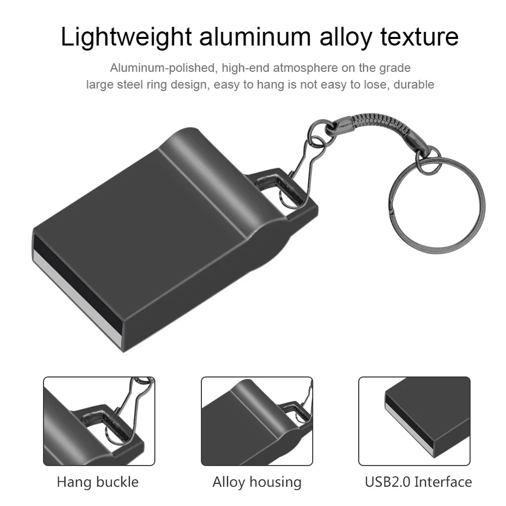 Mini clé USB haute vitesse, clé USB, clé USB, disque de procureur, 8 Go, 4 Go, 16 Go, 32 Go, 64 Go, 128 Go, 2.0