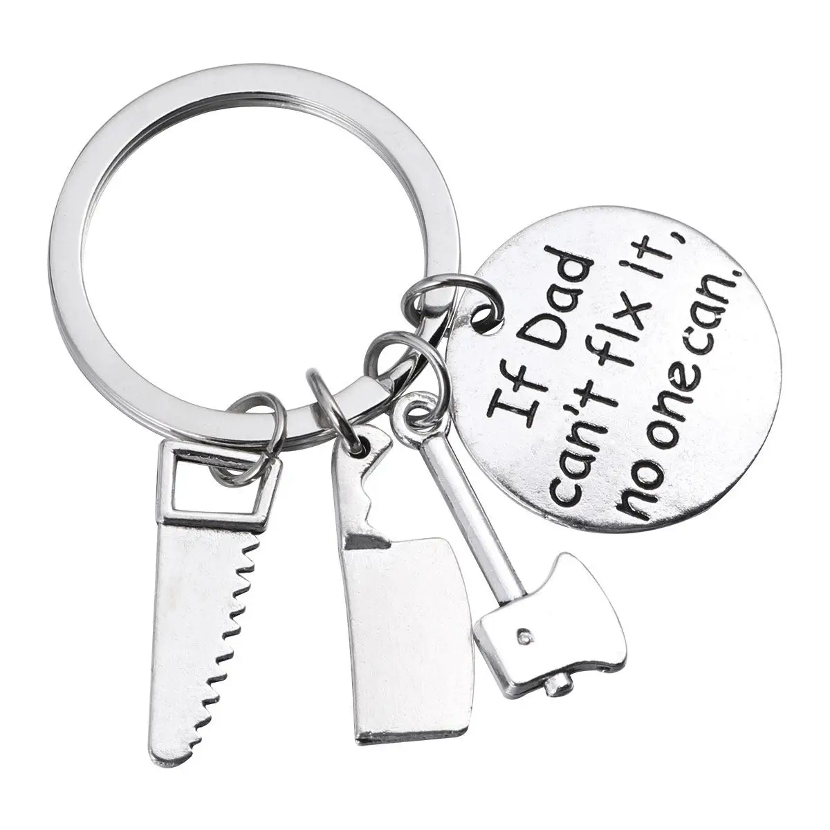 Repair Tools Design Keychain Love You Daddy Pendant Alloy Charm Key Ring Fathers Day Gifts Birthday Gifts for Dad from Daughter