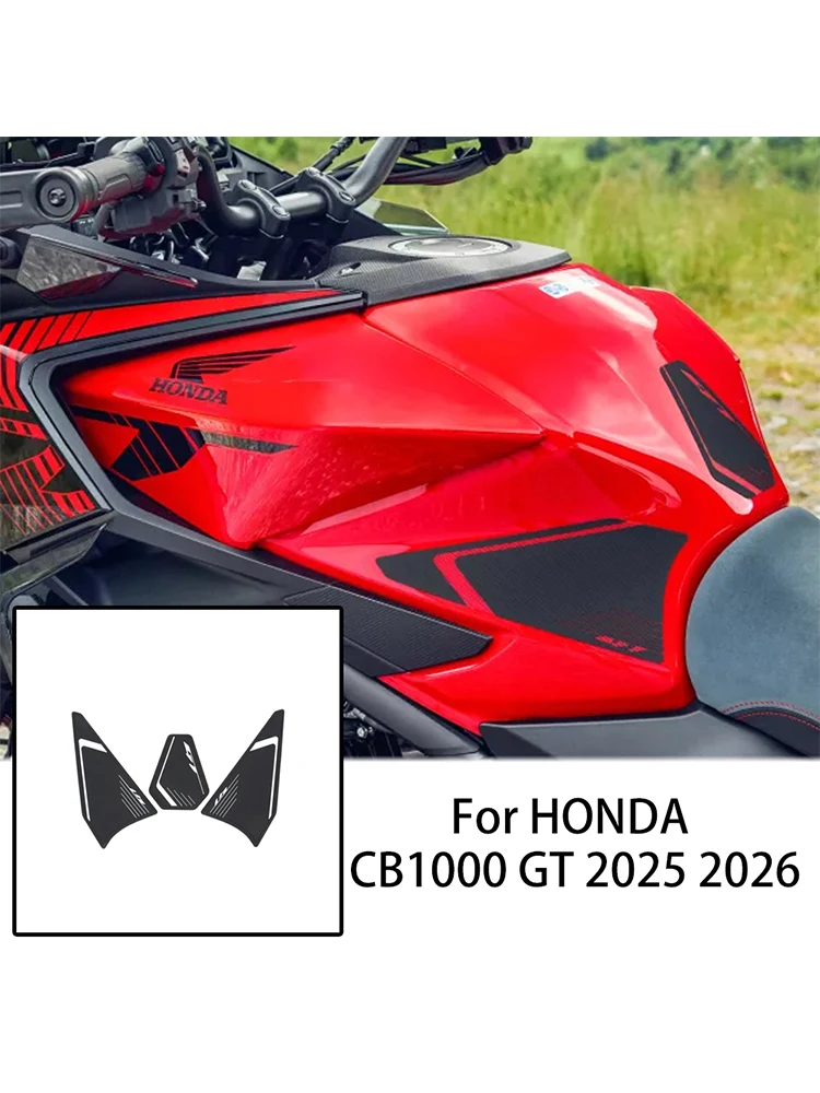 Dla motocykla Honda CB1000GT 2026 Naklejka na zbiornik paliwa, podkładka antypoślizgowa na kolana, ochrona boczna przed zarysowaniami, naklejka na zbiornik paliwa. — 2