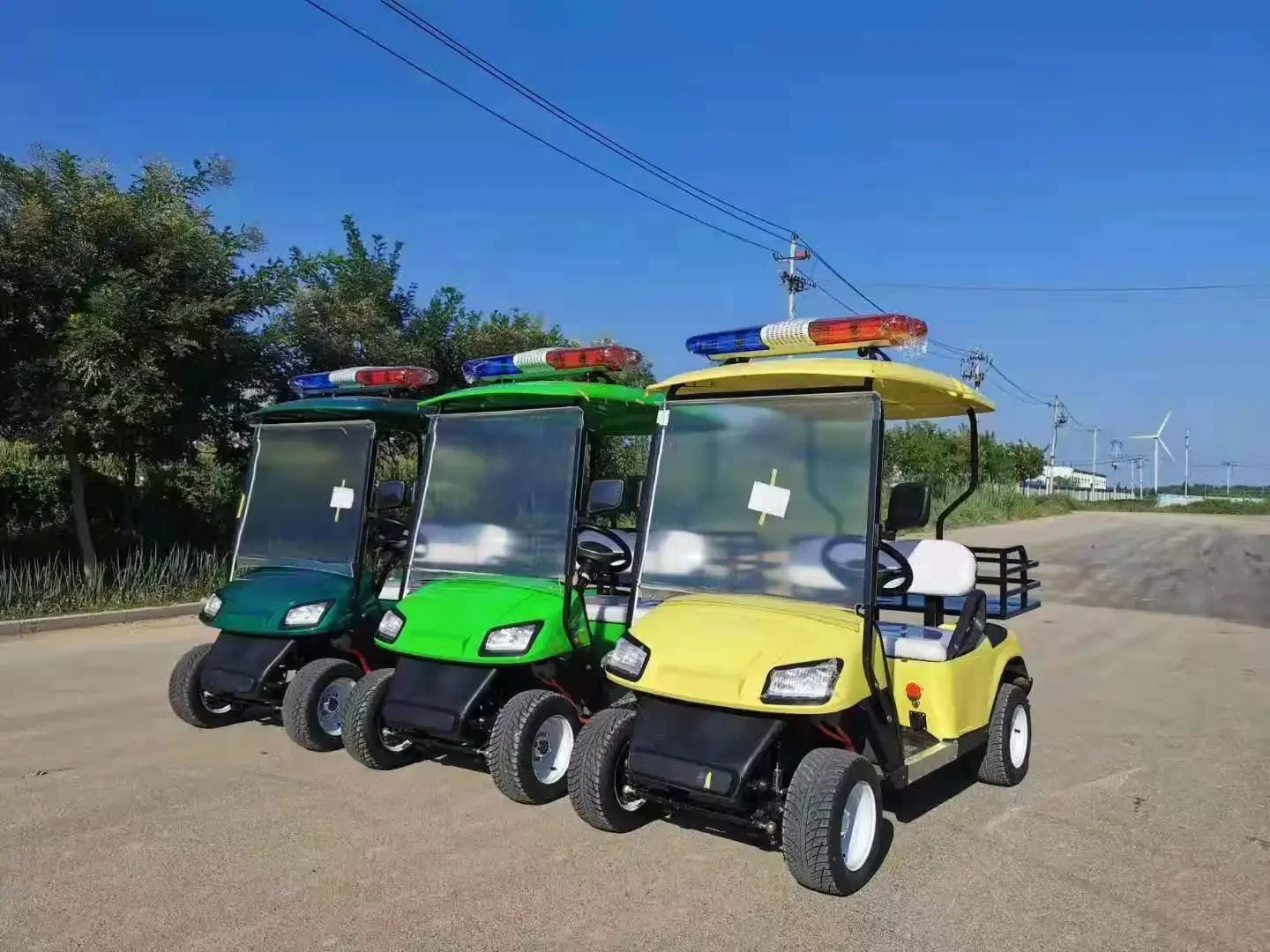 4 Wheels 2 Seats Seated Electric Golf Push Pull Cart Golf Trolley Germany Golf Trolley For Outdoor