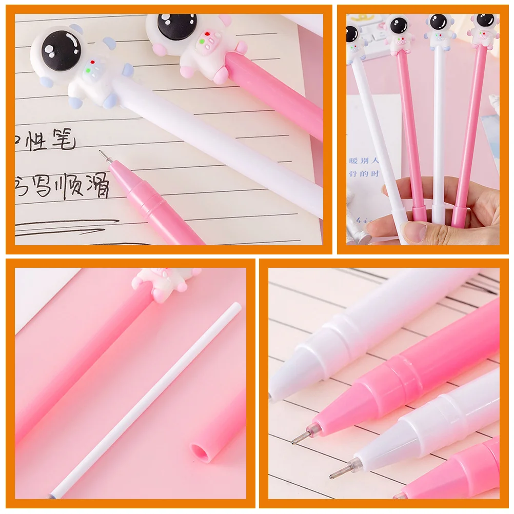 

12 Pcs Gel Pen Cute Cartoon Pens Ball Point Lovely Writing for Girls Business Kawaii Shape