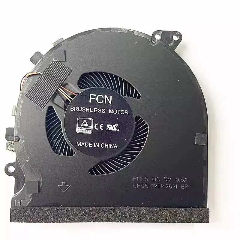 Imagem -04 - Ventilador Original Cpu Cooler para Razer Rz090270 Spirit Blade 15 Rz09-0300 Rz09-0328 Ventilador de Refrigeração Portátil Dfs501105pr0t Dfs5k121142621