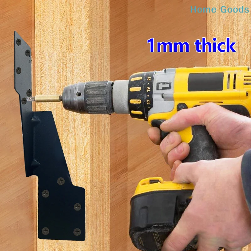 2/5 Piezas de Hebilla Metálica Resistente al Viento, Piezas Estructurales Metálicas, Soporte de Sujeción para Huracanes, Herrajes para Trusses/Tablones