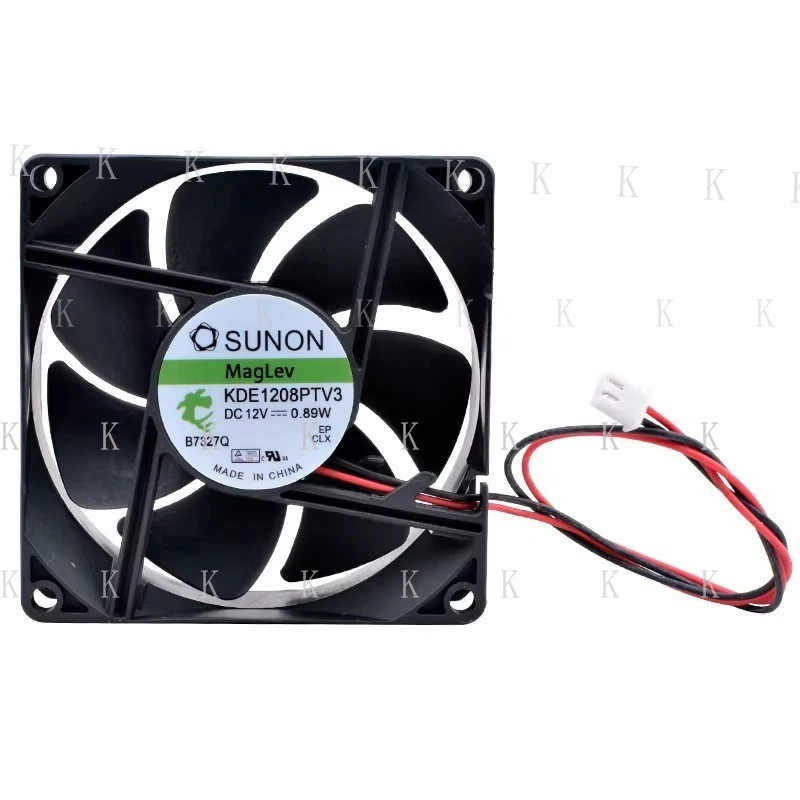 C  FOR  1PCS Sunon KDE1208PTV3 8025 12V 0.89W MagLev Quiet Cooling Fan for Power Supply