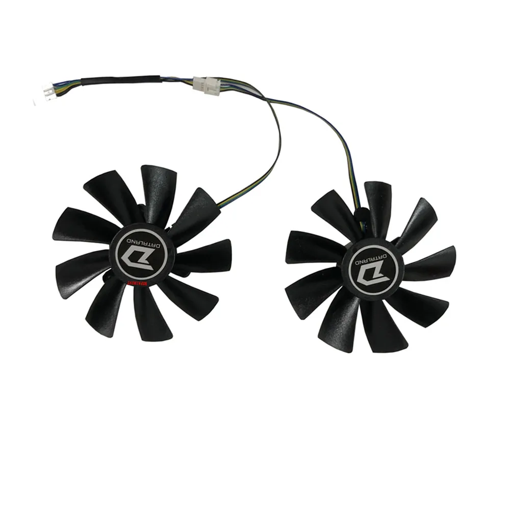 Refroidisseur VGA pour Powercolor RX5700 5700 XT 8G X, 95MM, 2 pièces/ensemble, pour bricolage, remplacement de cartes, GPU 5600/5500/5600